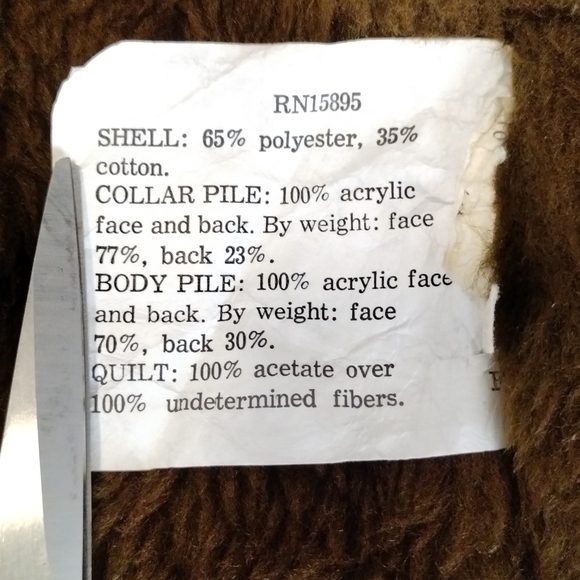 Montgomery Ward women's jacket zip up faux fur sherpa lined brown size Medium - Picture 9 of 16